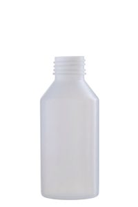 Flacon plastique PE 120 ml, Ø 28 mm