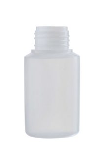 Flacon plastique PE 40 ml (hexo)