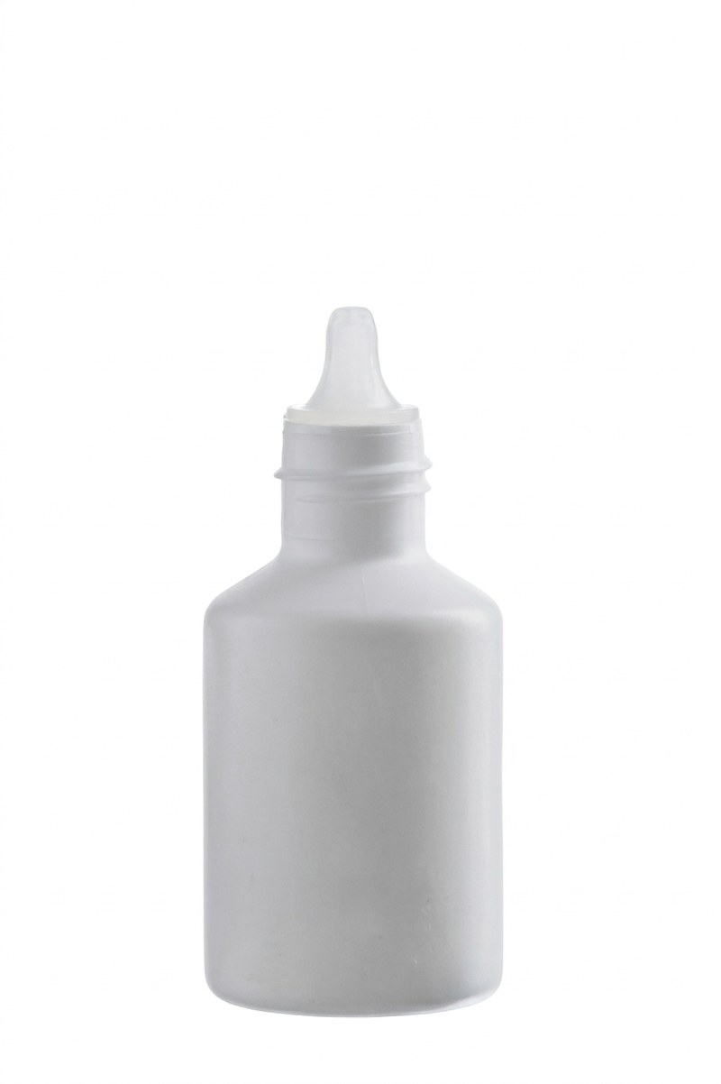 Flacon PEHD blanc 45 ml, col large