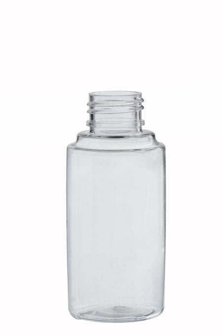 Tube PEHD transparent 80 ml, large ouverture